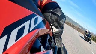 CBR1000RR-R SP FakeRider POV after Christmas Ride with friends 1/2025 part 2