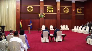 President Mahama swears-in Governor \u0026 Deputy Governor of Bank of Ghana || 25th February 2025