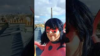 Ladybug Cosplay on the roofs #miraculous #miraculousladybug #paris #cosplay #tiktok
