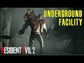 G1 Boss Fight  in Underground Facility | Find a Way Out | Leon's Story | Resident Evil 2