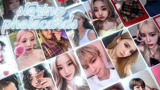 ☁ sorting pcs into my binders! nct, le sserafim, twice & more ☁