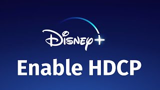 Disney + error message: Enable HDCP on PlayStation Fix | PS4