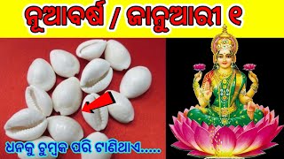 ନୂଆ ବର୍ଷ ଦିନ କରନ୍ତୁ କଉଡ଼ି ର ଏହି ଉପାୟ/New year 2025/ନୂଆ ବର୍ଷ ୨୦୨୫