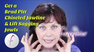 Chiseled Jawline Exercise for Men Lift Sagging Jowls Exercise for Women | FACEROBICS®