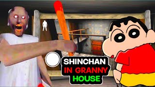 GRANNY CHAPTER 1 || GAMEPLAY WITH SHINCHAN 😱🤫 || #granny