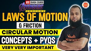 Laws Of Motion & Friction | Circular Motion | Revision | PYQs | Physics | JEE 2024 | Syed Sameer Sir