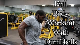 FULL BODY WORKOUT WITH DUMBBELLS