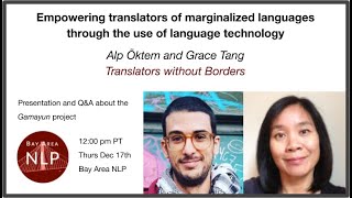 Empowering translators of marginalized languages through language technology