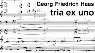 Georg Friedrich Haas - Tria ex Uno, sextett nach Josquin Desprez (2001)