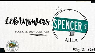 LebAnswers: Traffic Concerns in the Spencer Street Neighborhood