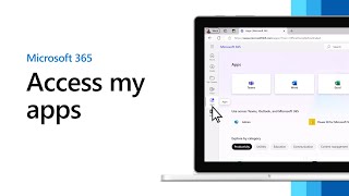 How to access my Microsoft 365 apps