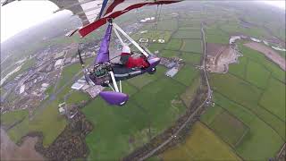 Microlight Flight: Henstridge to The Hamlets & Blackmore Meadows.