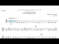 Conquest (Brian Balmages) F Horn Play Along