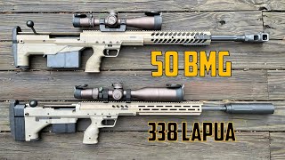 50 BMG vs 338 Lapua Magnum: Not Even Close?