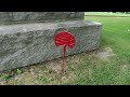 massive hornets nest on historic mausoleum cemetery and mausoleum exploration