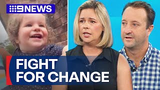 Parents demand change after tragic death of two-year-old in hospital | 9 News Australia