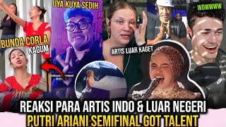 REAKSI PARA ARTIS INDO \u0026 LUAR LIAT PUTRI ARIANI DI SEMIFINAL AMERICA'S GOT TALENT