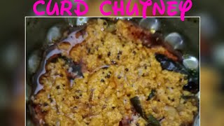 Curd onion chutney | Perugu tho pachadi