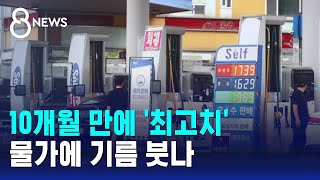 러·사우디 연말까지 원유 감산…국제유가 올 들어 최고 / SBS 8뉴스