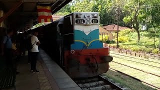 Sri Lanka Railway M2A 591 MANITOBA Udaya Dewi Train Arriving GalOya Junction Railway Station