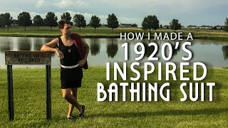 my1928 - I followed a 1920's men's bathing suit tutorial with no sewing required