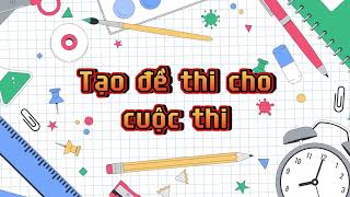 Hướng dẫn tạo cuộc thi cho học viên | Trang quản lý trung tâm IELTS Sparta