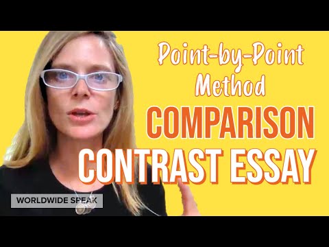 What is point by point paragraph structure?