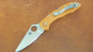 Initial Review -- Spyderco Delica 4 HAP-40:  Budget VooDoo Awesomeness!