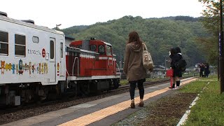 三陸鉄道－震災支援ラッピング列車－てをつな号＆キット、ずっと号