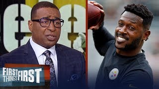 Cris Carter lists the best destinations available for Antonio Brown | NFL | FIRST THINGS FIRST