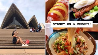 WHAT TO DO IN SYDNEY + BUDGET FOOD GUIDE!