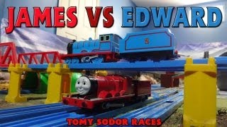 Tomy Sodor Races: James vs Edward Race 11