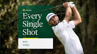 Max Homa Second Round | Every Single Shot | The Masters