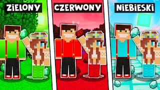 UŻYWAMY TYLKO ITEMÓW W JEDNYM KOLORZE W MINECRAFT?! GPLAY \u0026 LUMI