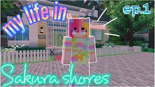 Minecraft Lets Play - My Life In Sakura Shores 🌸 EP.1