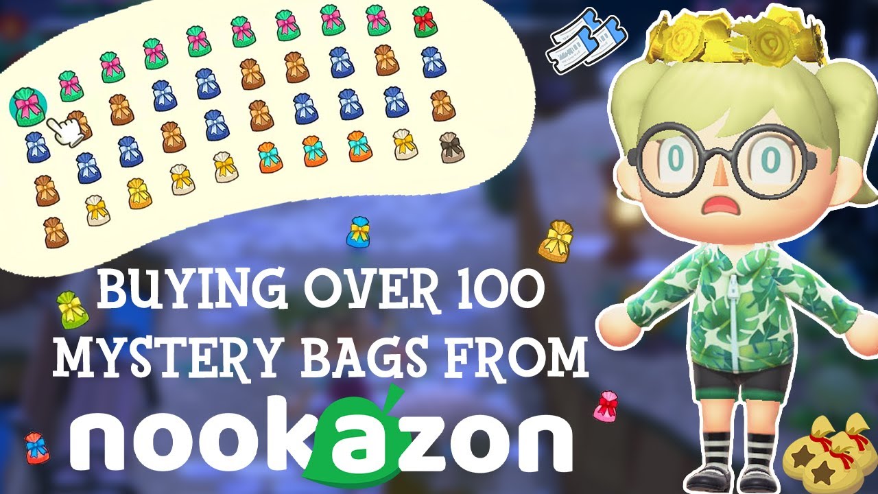 Buying Over 100 Mystery Grab Bags From Nookazon â Animal Crossing New