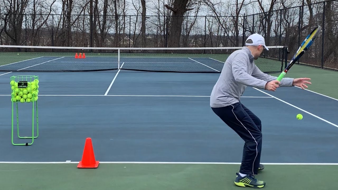 Forehand Control Drill (Easy Tennis Tip) - YouTube