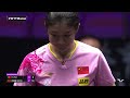 full match fu yu vs chen meng ws r32 wtt champions macao 2022