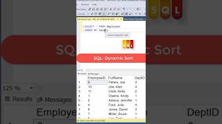 SQL Tricks | Dynamic Sort #sqltricks #fallintoshorts