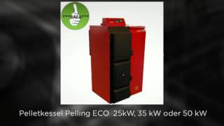 Thermoflux- Set Pelletkessel Pelling ECO 25kW, 35 kW oder 50