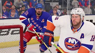 New York Rangers vs New York Islanders - NHL Today 3/17/2022 Full Game Highlights - NHL 22 Sim