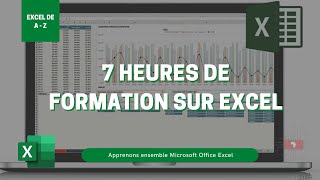 EXCEL 7H DE FORMATION COMPLETE