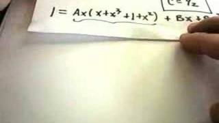 Integration Using method of Partial Fractions