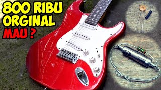 Gitar listrik murah upgrade kapasitor dan treble bleed