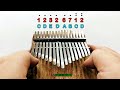 a thousand years by christina perri kalimba easy practice