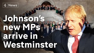 MPs arrive in Westminster after Boris Johnson victory