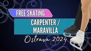 Saya CARPENTER / Ignacio MARAVILLA (USA) | Junior Pairs Free Skating | Ostrava 2024