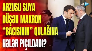 Makron “kiçik bacısını” qızışdırıb üstümüzə hürdürür: Paşinyan və havadarlarına tərs “şillə”