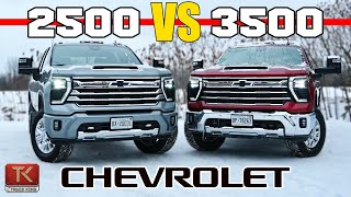 2500 vs 3500 Trucks - What's Really the Difference? We Compare Two Chevy Silvera