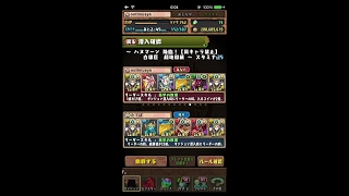 【パズドラ】ハヌマーン ガネガネ ガネーシャ 経験値220,500